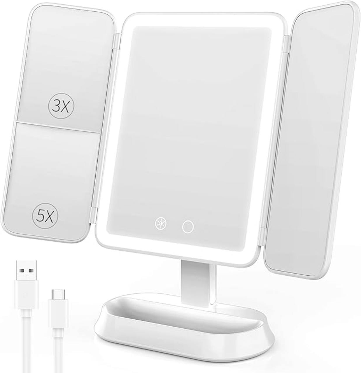 Tri-Fold Makeup Mirror – Your Ultimate Beauty Companion