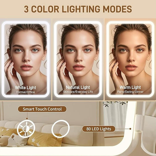 Tri-Fold Makeup Mirror – Your Ultimate Beauty Companion