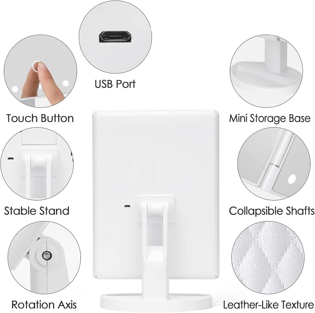 Tri-Fold Makeup Mirror – Your Ultimate Beauty Companion